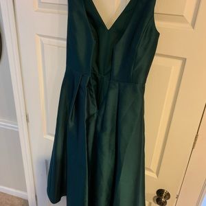Alfred Sung Emerald High Low Dress